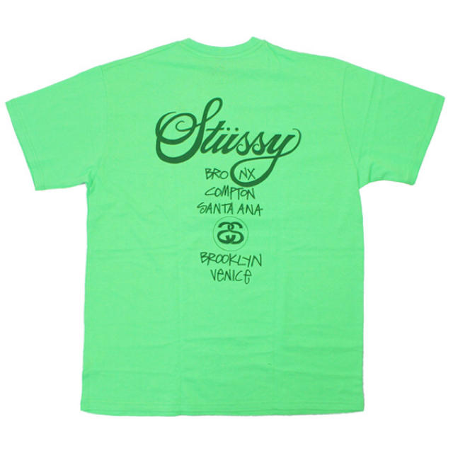 レア STUSSY バックプリント入ワールドツアーT