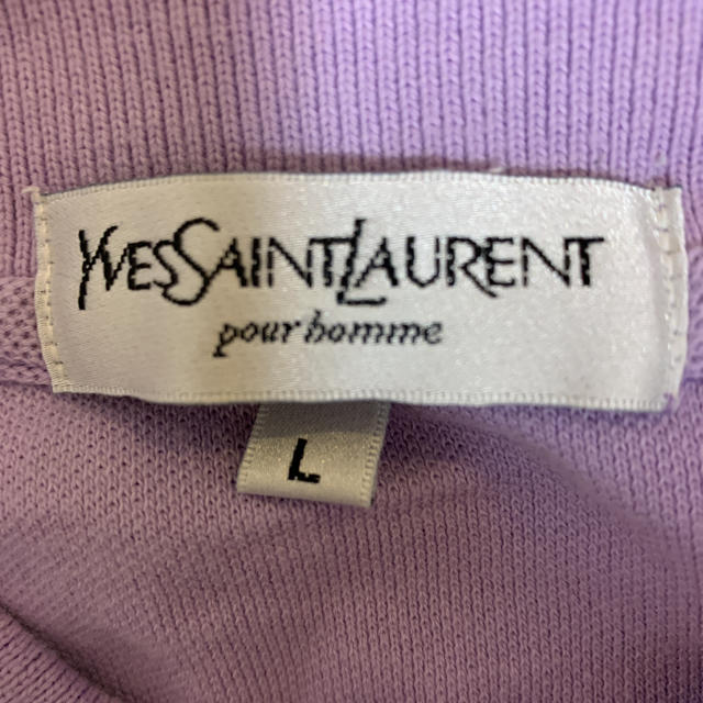 Yves Saint Laurent Beaute(イヴサンローランボーテ)のイブサンローラン　ポロシャツ　パープル メンズのトップス(ポロシャツ)の商品写真