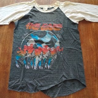 ヴィンテージ当時物'80THE CARSカーズTシャツ リックオケイセク(Tシャツ/カットソー(七分/長袖))