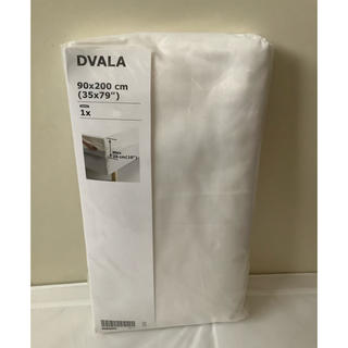 イケア(IKEA)の【IKEA】DVALAシングル用ボックスシーツ(新品)(シーツ/カバー)