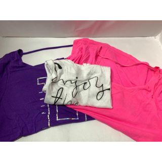 ヴィクトリアズシークレット(Victoria's Secret)のりお蔵様限定　PINK Tシャツ　3枚セット(Tシャツ(半袖/袖なし))