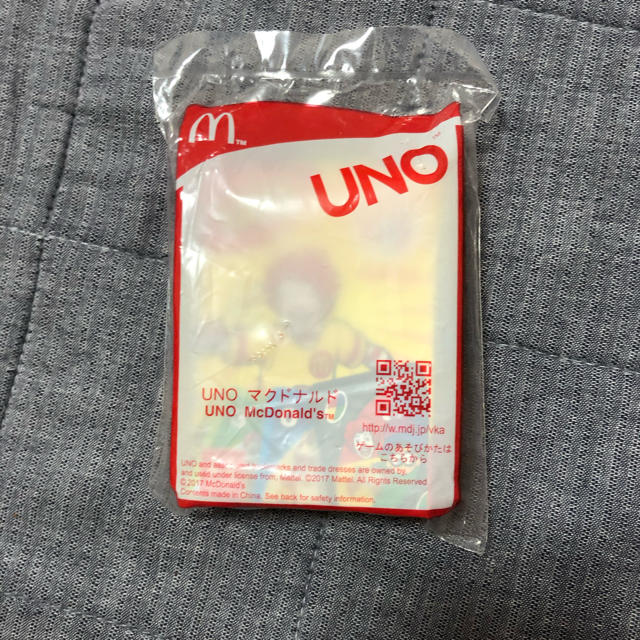 マクドナルド(マクドナルド)のハッピーセット　UNO エンタメ/ホビーのテーブルゲーム/ホビー(トランプ/UNO)の商品写真