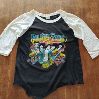 ヴィンテージ当時物ローリングストーンズROLLING STONE Tシャツ(Tシャツ/カットソー(七分/長袖))