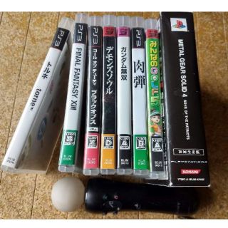 PS3 モーションコントローラ ＋ ソフト詰め合わせ(家庭用ゲームソフト)