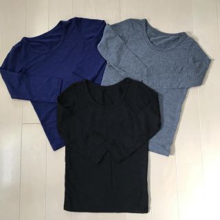 ユニクロ(UNIQLO)のユニクロ　ヒートテック　3枚セット　90(下着)