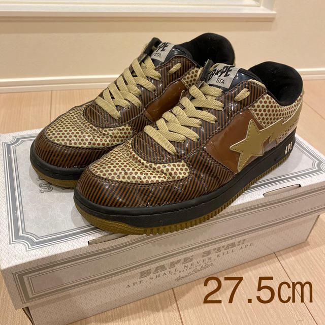 A BATHING APE(アベイシングエイプ)のA BATHING APE BAPESTAR ベイプスタ【匿名・送料無料】 メンズの靴/シューズ(スニーカー)の商品写真