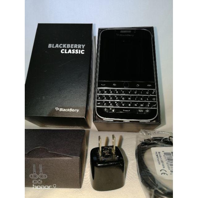 Black Berry classic Q20 SIM freeスマートフォン/携帯電話