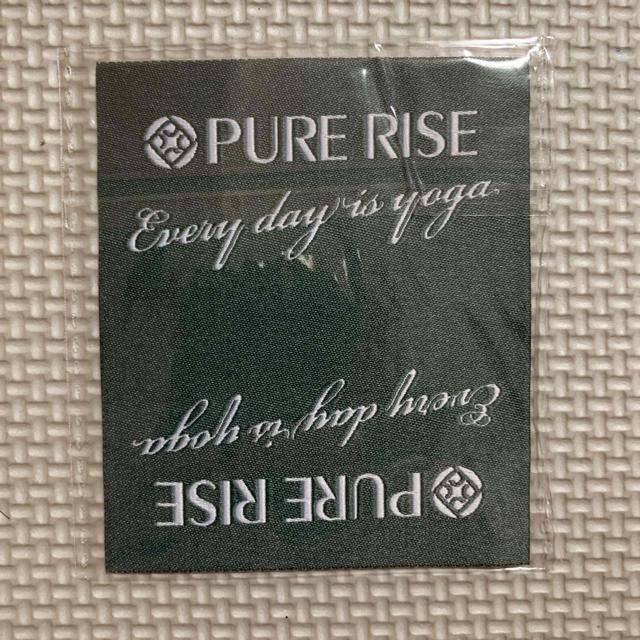 PURE RISE YOGA MAT TAG スポーツ/アウトドアのトレーニング/エクササイズ(ヨガ)の商品写真