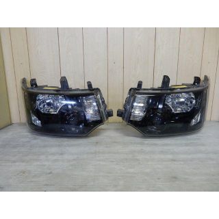 三菱 - 【車検対応】D5 デリカ HID 純正ヘッドライト インナーブラック