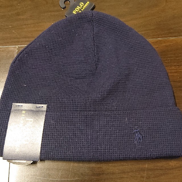 POLO RALPH LAUREN(ポロラルフローレン)の新品未使用 RALPH LAUREN ラルフローレン ニット帽 ビーニー レディースの帽子(ニット帽/ビーニー)の商品写真