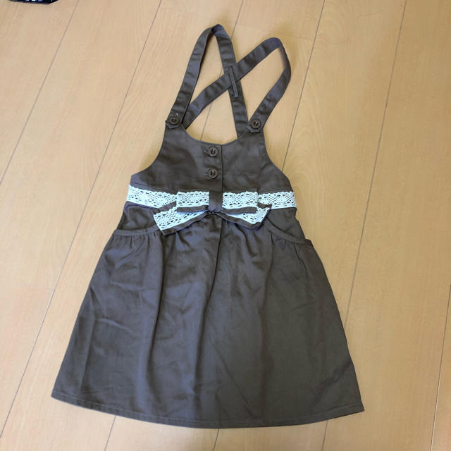 ニッセン(ニッセン)のスカート　130 茶色 キッズ/ベビー/マタニティのキッズ服女の子用(90cm~)(スカート)の商品写真