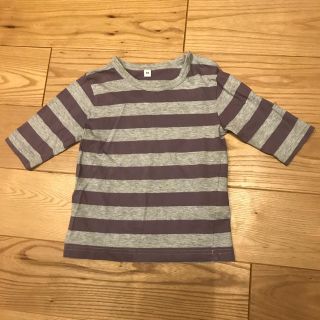 ムジルシリョウヒン(MUJI (無印良品))の無印良品⭐︎90、ボーダーカットソー(Tシャツ/カットソー)