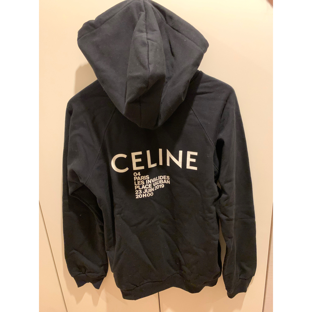 celine(セリーヌ)のceline 20ss フード付きスウェット / プリント コットンフリース メンズのトップス(パーカー)の商品写真