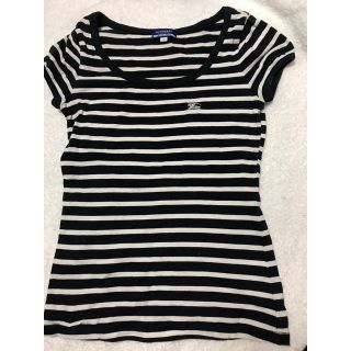 バーバリーブラックレーベル(BURBERRY BLACK LABEL)の美品　Burberry ブルーレーベル　半袖　Tシャツ　Mサイズ　(Tシャツ(半袖/袖なし))