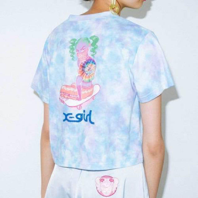 X-girl(エックスガール)のx-girl FAFI コラボTシャツ レディースのトップス(Tシャツ(半袖/袖なし))の商品写真