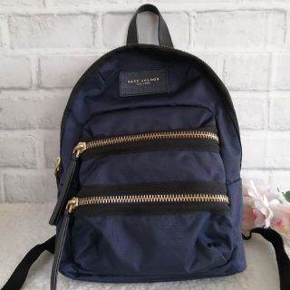 マークジェイコブス(MARC JACOBS)の美品♥マークジェイコブズ✨リュックサック/バックパック✨ネイビー(リュック/バックパック)