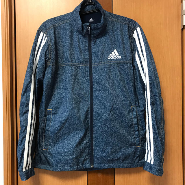 adidas(アディダス)のadidas アディダス ジュニアウインドブレーカー　160 キッズ/ベビー/マタニティのキッズ服男の子用(90cm~)(ジャケット/上着)の商品写真