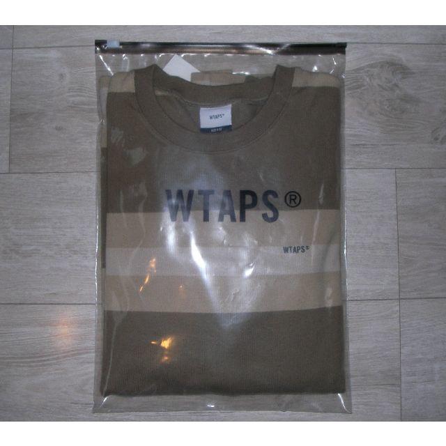 W)taps(ダブルタップス)のVATOS LS 2 M OLIVE DRAB WTAPS 20ss ボーダー  メンズのトップス(Tシャツ/カットソー(七分/長袖))の商品写真