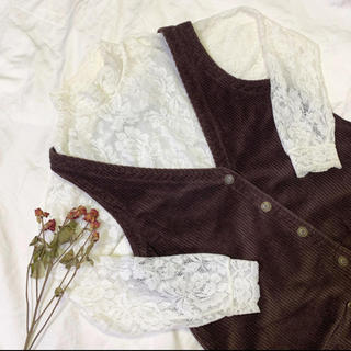 ローリーズファーム(LOWRYS FARM)の古着　vintage ジャンパースカート(ひざ丈ワンピース)