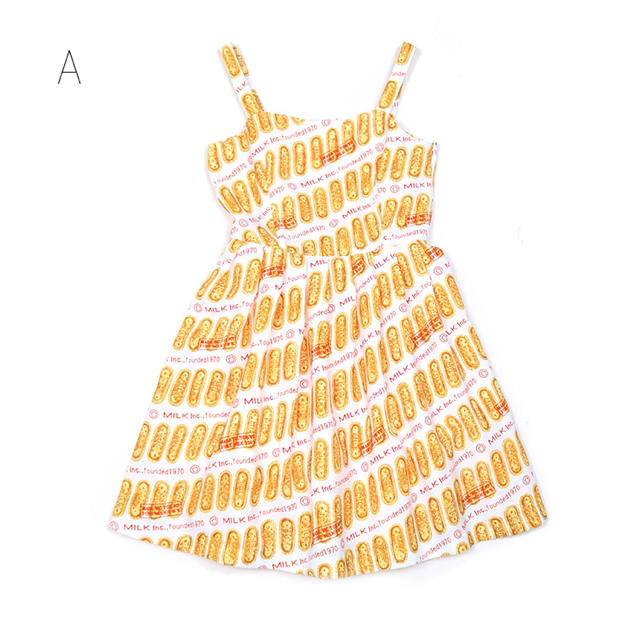 MILK(ミルク) Biscotti dress ビスケット柄ワンピース