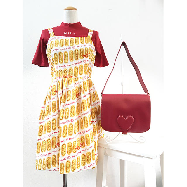 MILK(ミルク) Biscotti dress ビスケット柄ワンピース