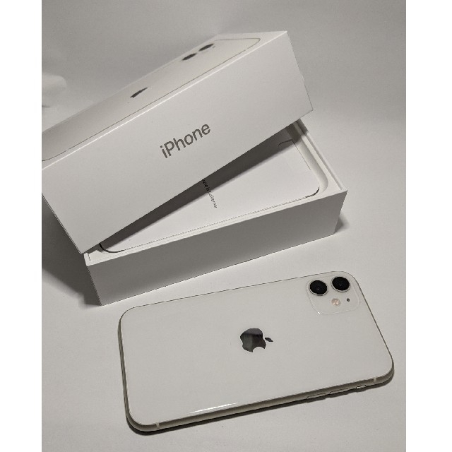 【美品】iPhone11 256GB White