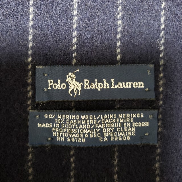 POLO RALPH LAUREN(ポロラルフローレン)のポロラルフローレン　マフラー(ネイビー) メンズのファッション小物(マフラー)の商品写真