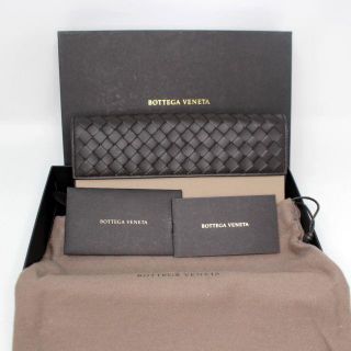ボッテガヴェネタ(BOTTEGA VENETA)の新品 2019AW BOTTEGA VENETA 長財布 茶(財布)