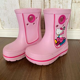 クロックス(crocs)のmimi様 専用 クロックス キティちゃん  キッズ 長靴 レインブーツ(長靴/レインシューズ)