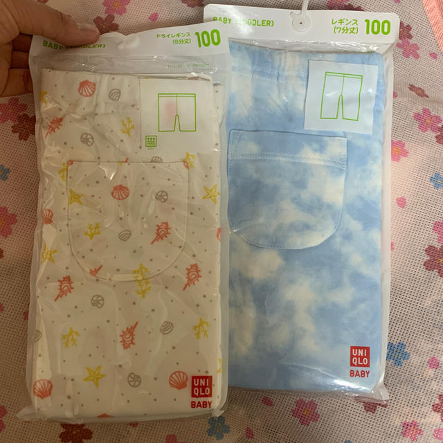 UNIQLO(ユニクロ)のUNIQLO レギンス キッズ/ベビー/マタニティのキッズ服男の子用(90cm~)(パンツ/スパッツ)の商品写真