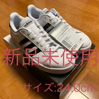 アディダス(adidas)のアディダス グランドコート F36483 24.0cm(スニーカー)