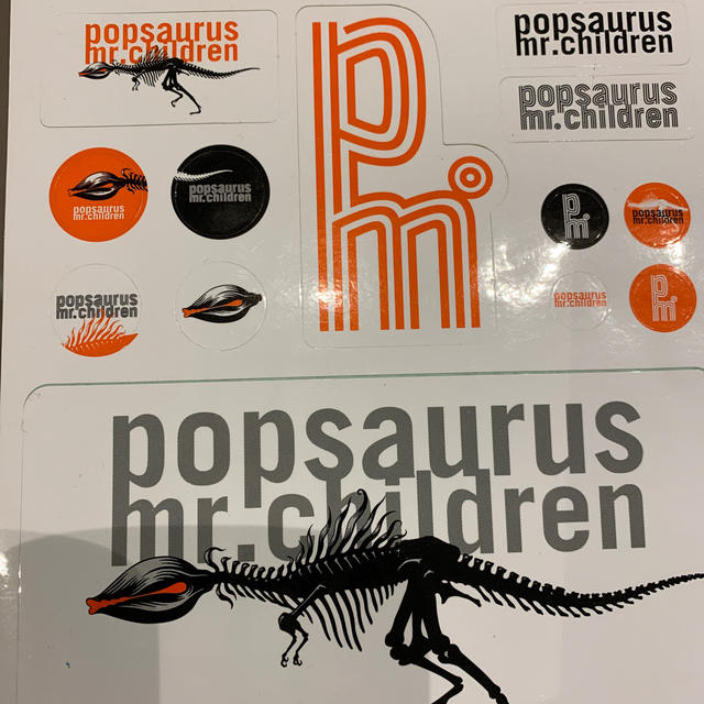 Mr.Children popsaurus 缶バッジ&ステッカーの通販 by ゆり1220's shop
