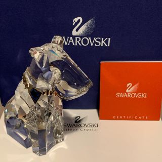 スワロフスキー(SWAROVSKI)のスワロフスキー 2004年 廃盤品 犬 『The Dog』 289202(置物)