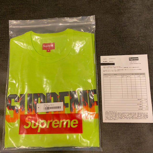 Supreme 19FW Flame S/S Top  M  値下げ