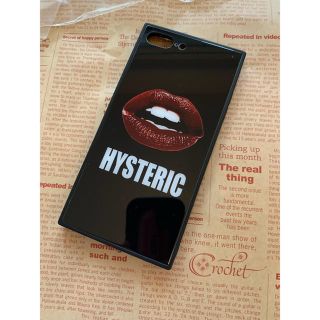 ヒステリックグラマー(HYSTERIC GLAMOUR)のHystericglamour ガラス iPhoneケース　78plus兼用(iPhoneケース)