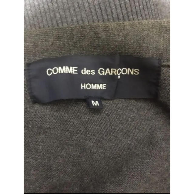 COMME des GARCONS(コムデギャルソン)のCOMME des GARCONS HOMME切り替えコットンニットカーディガン メンズのトップス(カーディガン)の商品写真