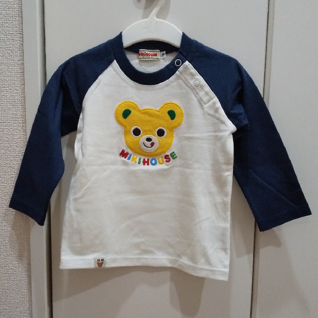 mikihouse(ミキハウス)の長袖Tシャツ 男の子 70～80cm キッズ/ベビー/マタニティのベビー服(~85cm)(Ｔシャツ)の商品写真