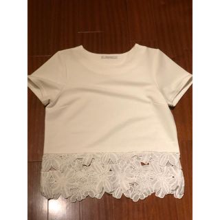 アンデミュウ(Andemiu)のレースTシャツ(Tシャツ(半袖/袖なし))