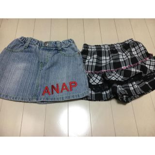 アナップキッズ(ANAP Kids)のANAP スカート　キュロット　110cm(スカート)