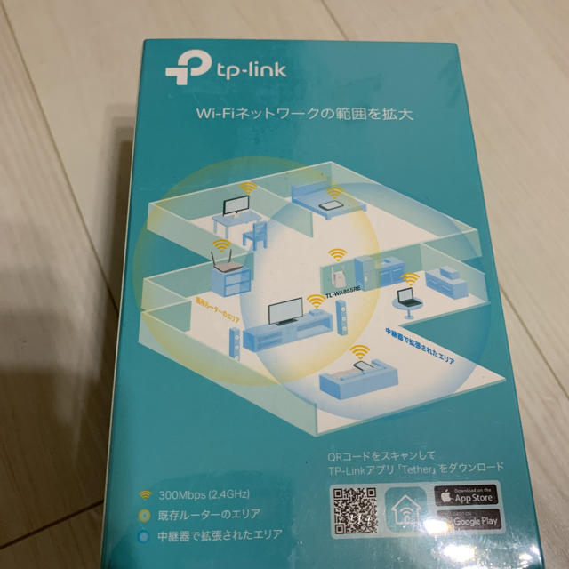 TP−LINK TL-WA855RE 無線WiFi中継器 スマホ/家電/カメラのPC/タブレット(PC周辺機器)の商品写真