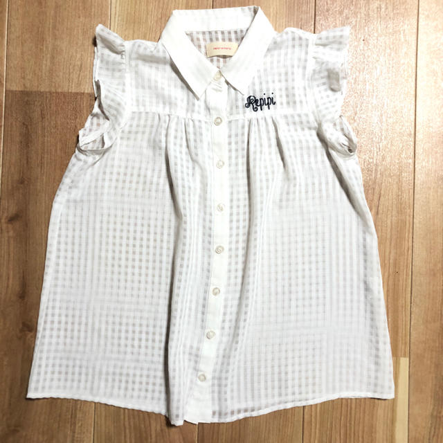 repipi armario(レピピアルマリオ)のrepipi armario シースルー ブラウス キッズ/ベビー/マタニティのキッズ服女の子用(90cm~)(ブラウス)の商品写真