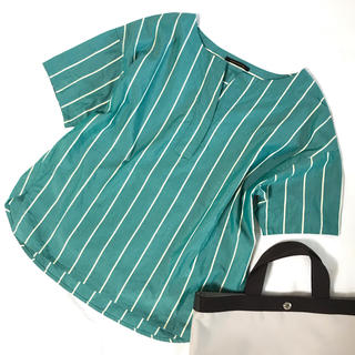 バンヤードストーム(BARNYARDSTORM)の美品　バンヤードストーム　ストライプTシャツ(Tシャツ(半袖/袖なし))
