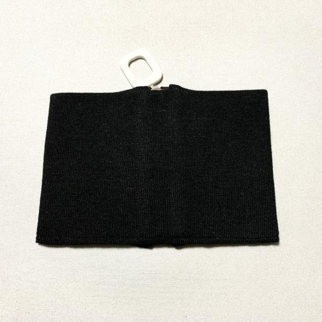 ネックバンド　新品未使用　ブラック　マフラー　ネックウォーマー　ストール メンズのファッション小物(マフラー)の商品写真