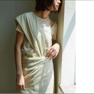 イセタン(伊勢丹)のlittle suzie one shoulder wrap skirt 難あり(ロングスカート)