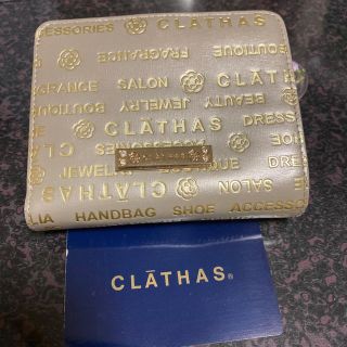 クレイサス(CLATHAS)の美品　クレイサス　ゴールド　折り財布　(財布)