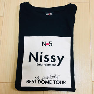 nissy にっしー　ライブTシャツ(アイドルグッズ)