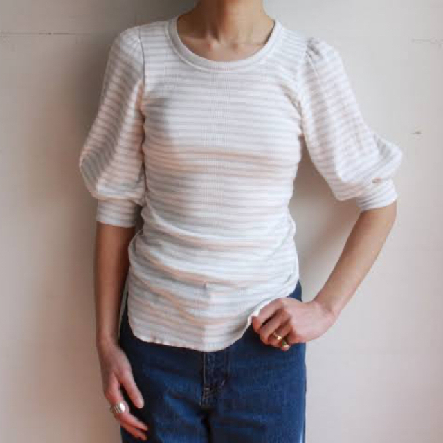 OSHIMA REI(オオシマレイ)のOSHIMA REI パフスリーブカットソー レディースのトップス(Tシャツ(半袖/袖なし))の商品写真