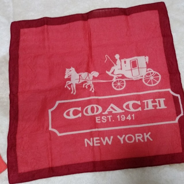 COACH(コーチ)のコーチ　ハンカチ２枚 レディースのファッション小物(ハンカチ)の商品写真