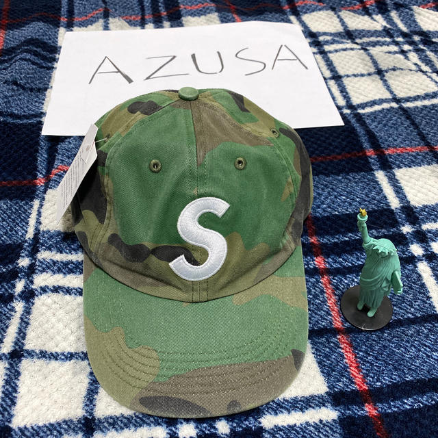 Supreme Pigment Print S Logo 6-Panel cap