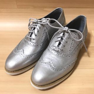 ロックポート(ROCKPORT)の新品　ロックポート　ウイングチップシューズ　サイズUS7 シルバー(ローファー/革靴)